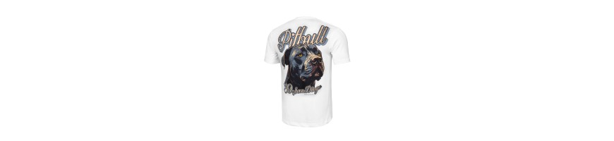 T-shirt Pitbull West Coast Original white