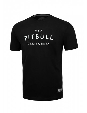 T-shirt Pitbull West Coast USA Cal black