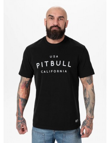 T-shirt Pitbull West Coast USA Cal black