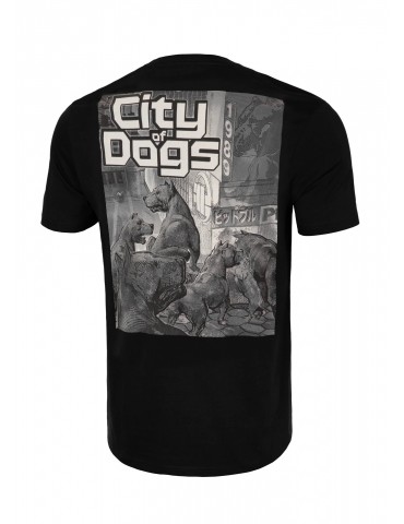 T-shirt Pitbull West Coast City of dogs black
