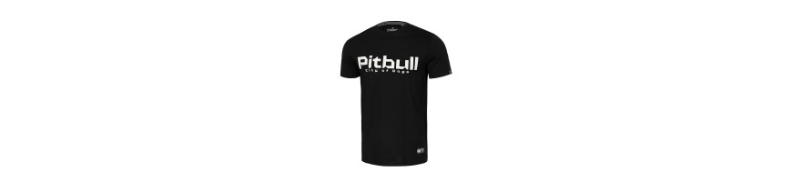 T-shirt Pitbull West Coast City of dogs black
