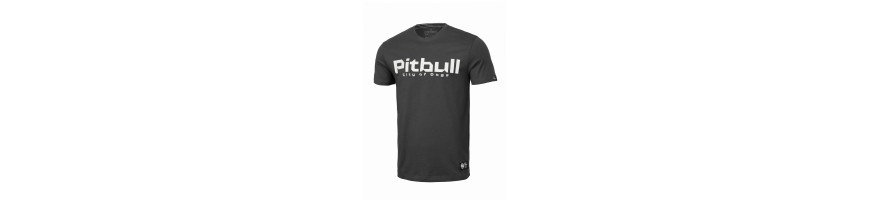T-shirt Pitbull West Coast City of Dogs graphite