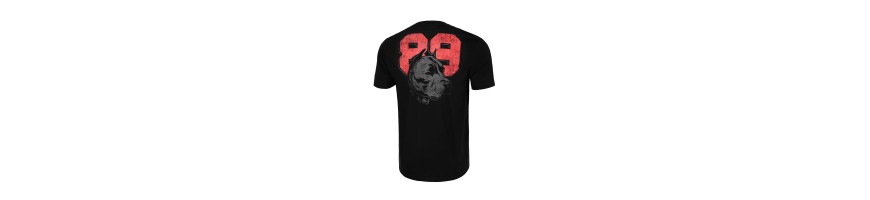 T-shirt Pitbull West Coast Dog 89 black