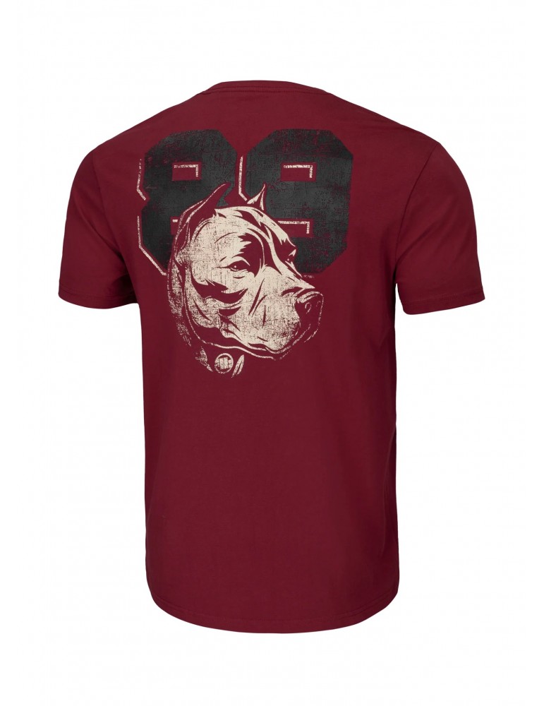 T-shirt Pitbull West Coast Dog 89 burgund, tshirt pitbull