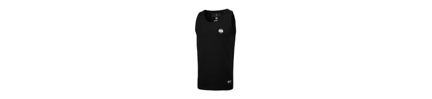 Tank top Pitbull Small logo black