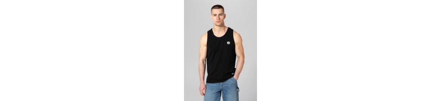 Tank top Pitbull Small logo black