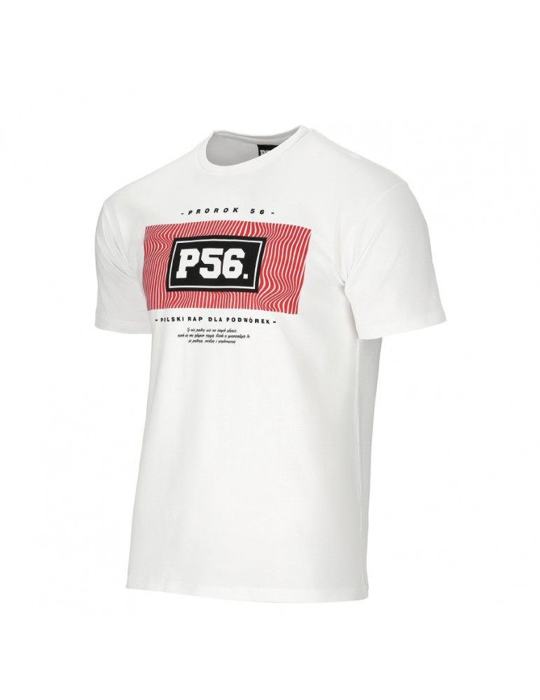 T-shirt Dudek P56 Zebra white
