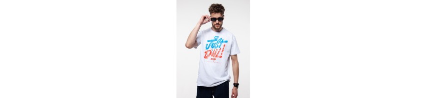 T-shirt Diil Gang Just white