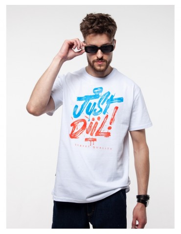 T-shirt Diil Gang Just white