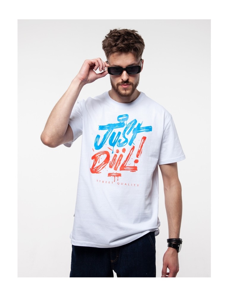 T-shirt Diil Gang Just white