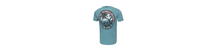 T-shirt Pitbull Oceanside light blue