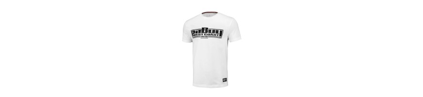 T-shirt Pitbull Classic Boxing white, tshirt pitbull