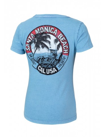 T-shirt Pitbull Oceanside blue