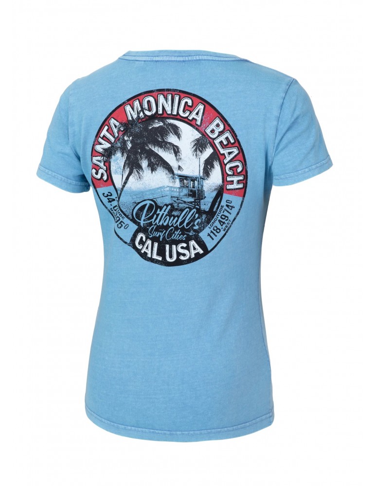 T-shirt Pitbull Oceanside blue
