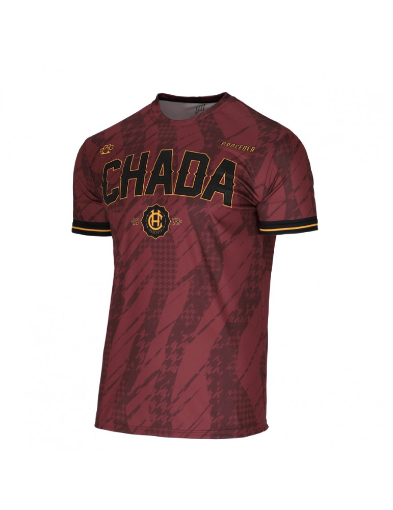 T-shirt Chada Akademiks FBL bordowy