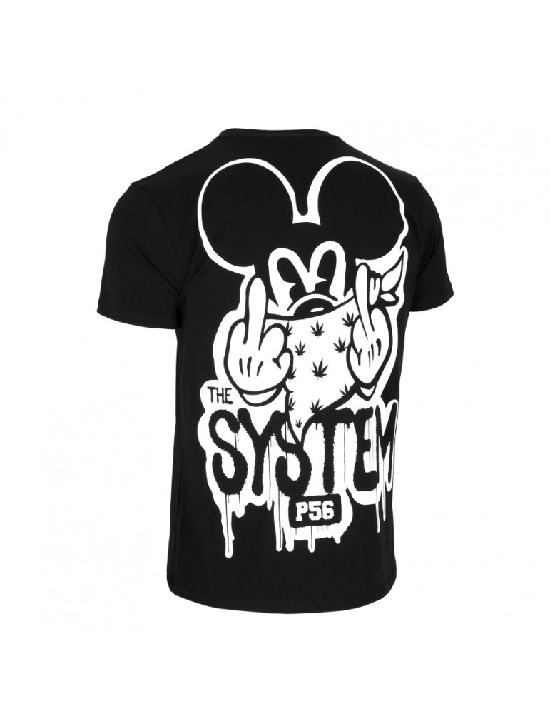 T-shirt Dudek P56 System white/black