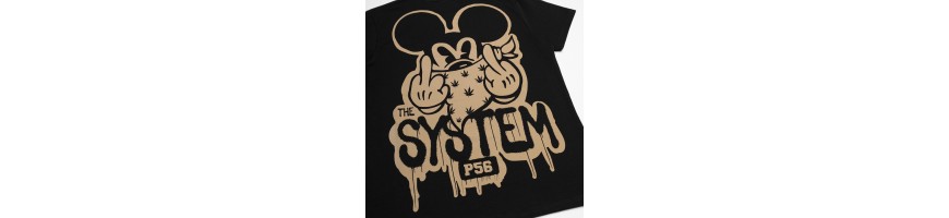 T-shirt Dudek P56 system gold/black