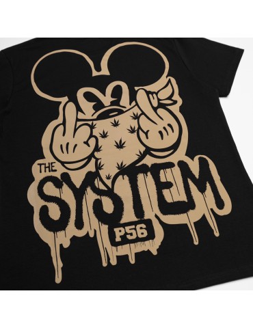 T-shirt Dudek P56 system gold/black