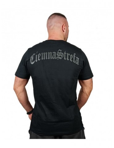 T-shirt Ciemna Strefa czarny Gotyk