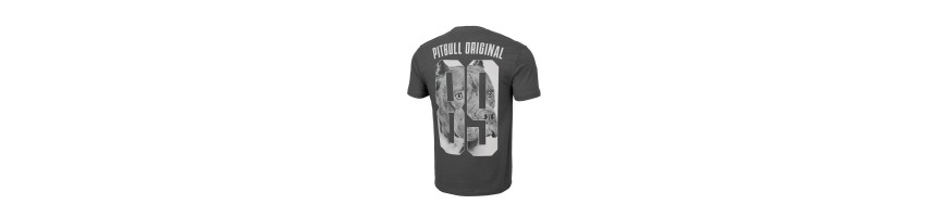 T-shirt Pitbull Eighty Nine Dog graphite