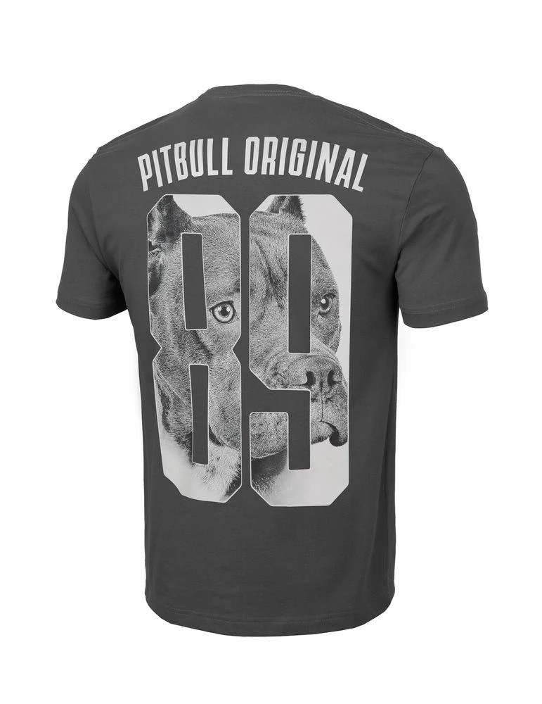 T-shirt Pitbull Eighty Nine Dog graphite