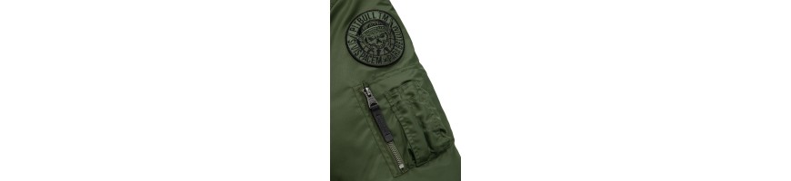 Kurtka Pitbull MA 1 Verano Bomber olive
