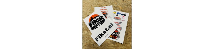 Losowe wlepki Fikat gratis do zamówienia