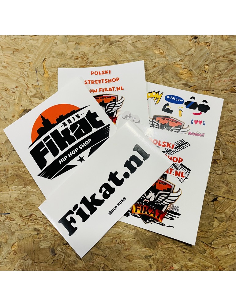 Losowe wlepki Fikat gratis do zamówienia