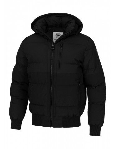 Kurtka Pitbull Patton black -odpinany kaptur