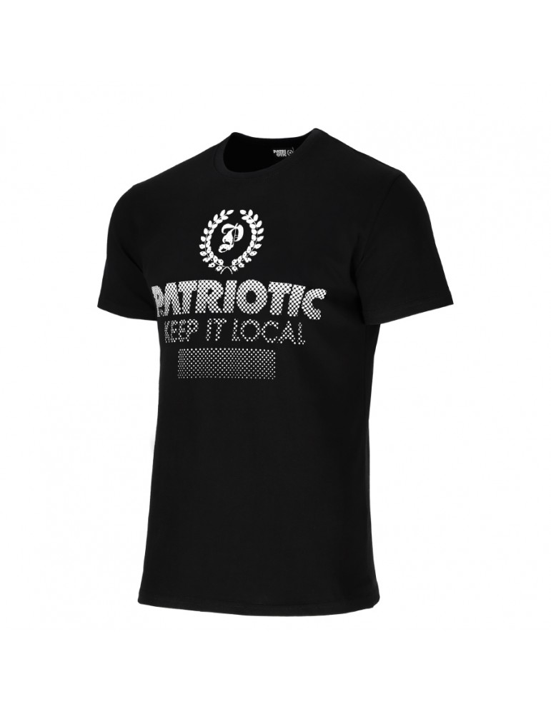 T-shirt Patriotic Haftone black