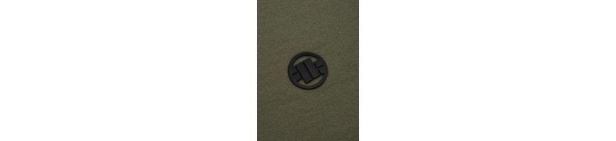 Bluza Pitbull Small logo oliwkowa