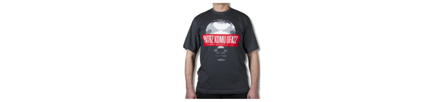 T-shirt Ciemna Strefa - Patrz Komu Ufasz, grafitowa