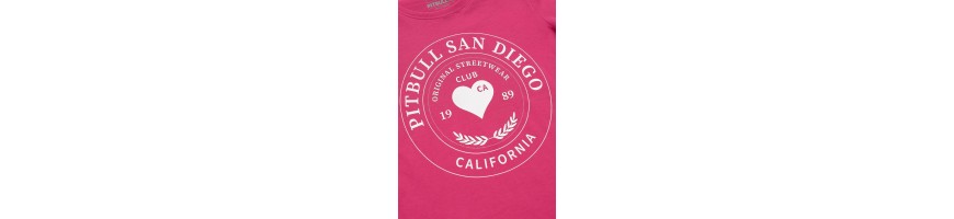 T-shirt Pitbull damski Heartie Raspberry