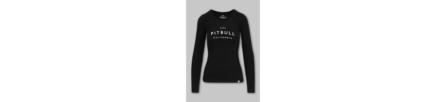 Longsleeve Pitbull damski USA Cal black