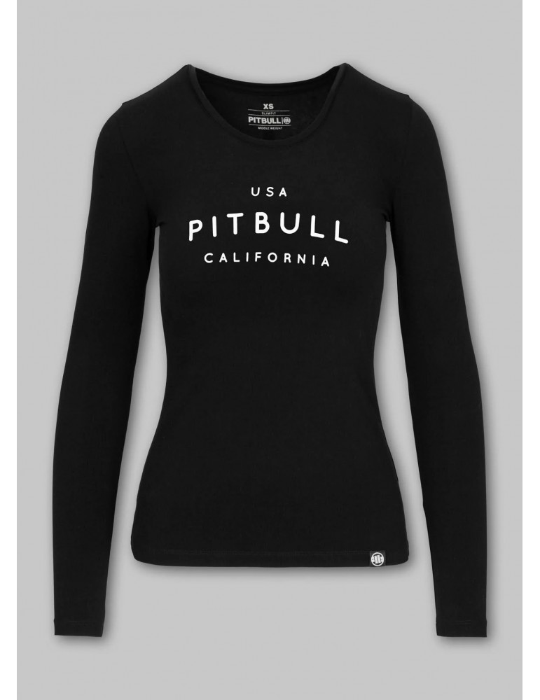 Longsleeve Pitbull damski USA Cal black