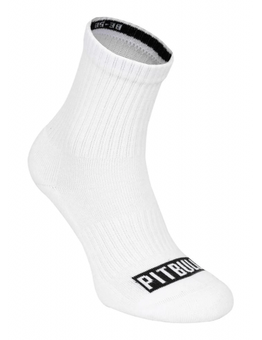 Skarpety Pitbull HighAnkle grube 3-pak white