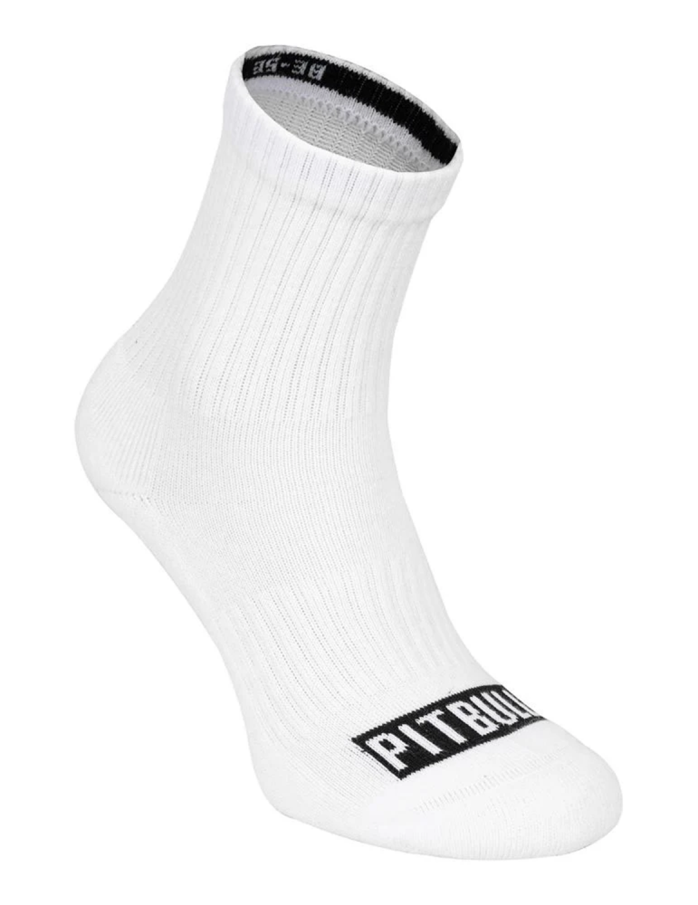 Skarpety Pitbull HighAnkle grube 3-pak white