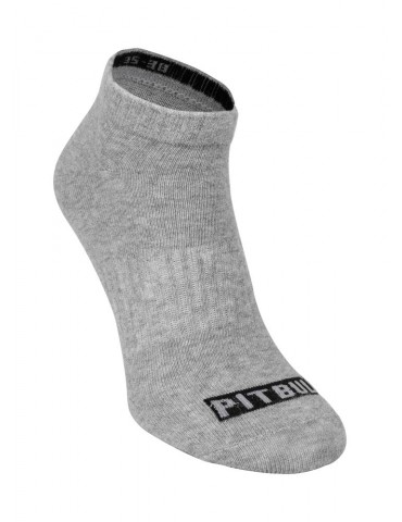 Skarpty Pitbull Pad cienkie 3-pak gray