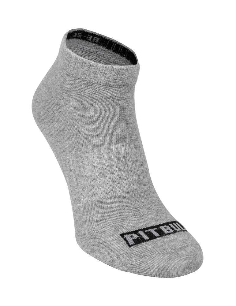 Skarpty Pitbull Pad cienkie 3-pak gray