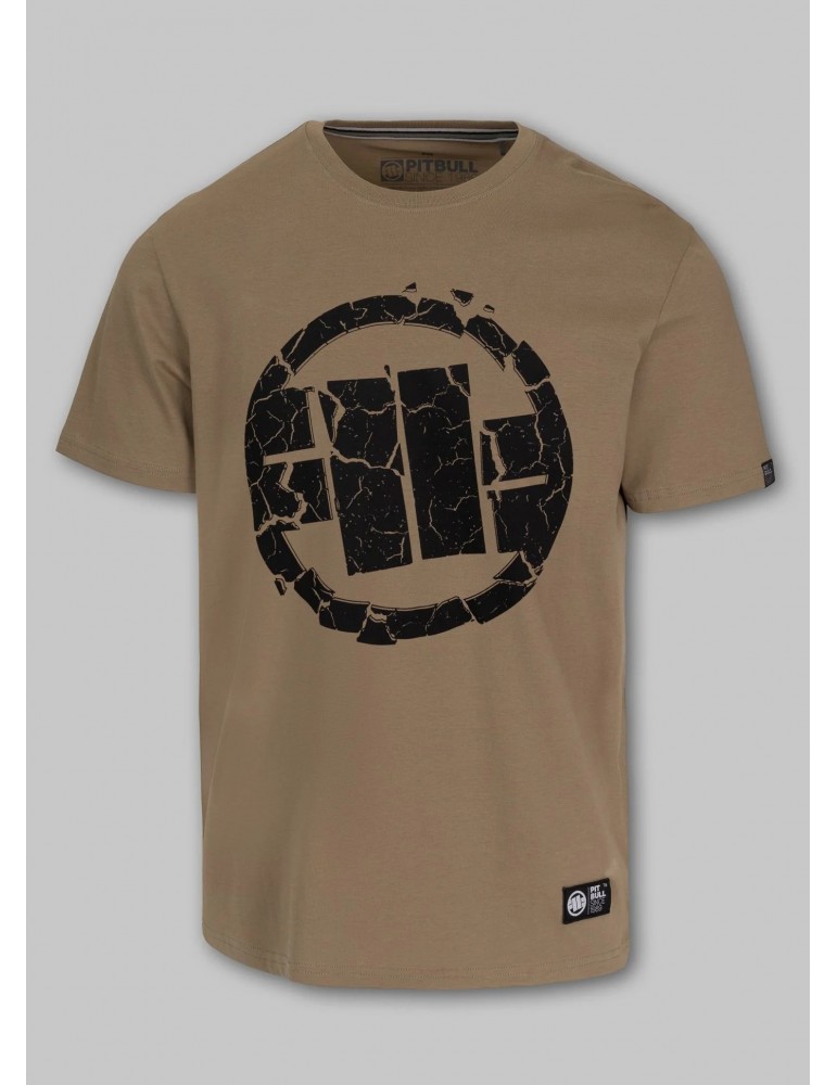 T-shirt Pitbull Scratch dark sand