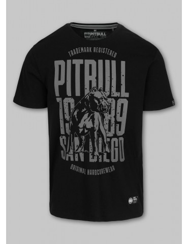 T-shirt Pitbull San Diego Dog black/graphite