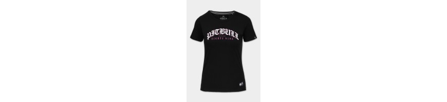 T-shirt Pitbull Tatto black damski