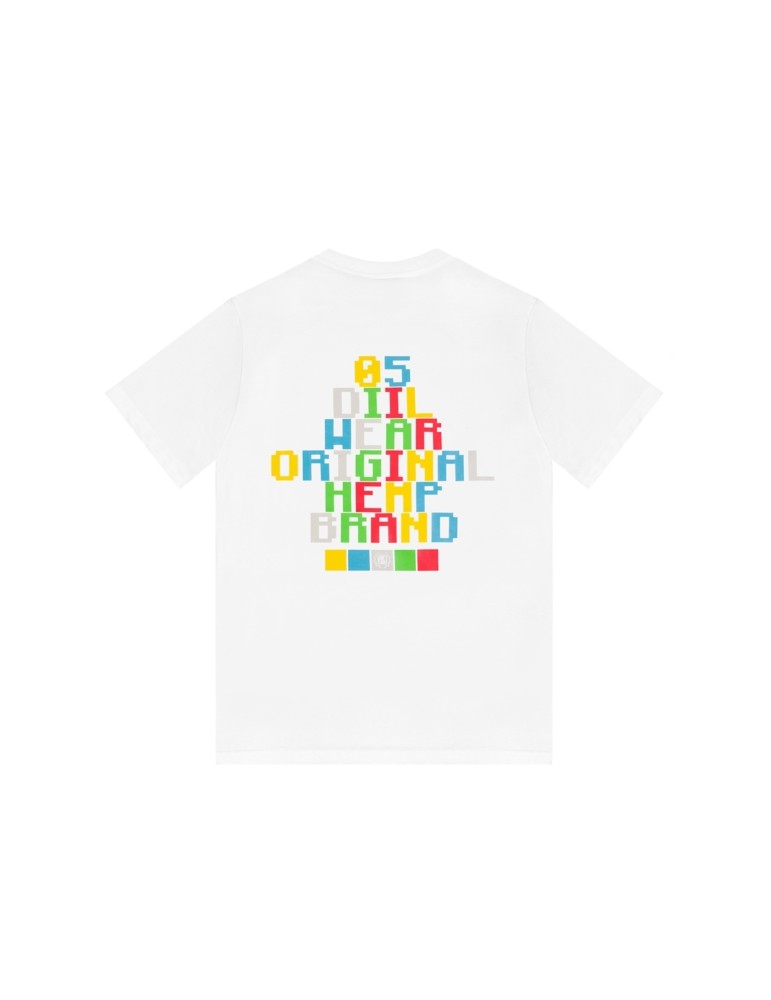 T-shirt Diil Gang Pixel white