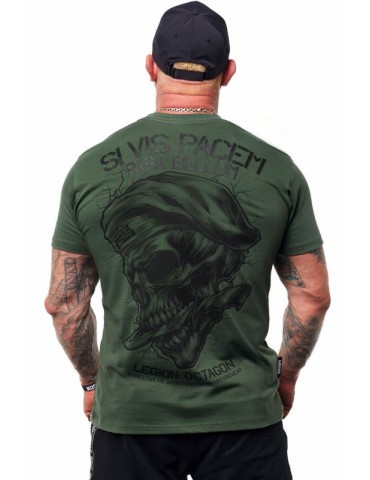 T-shirt Octagon Si Vis Pacem khaki fikat