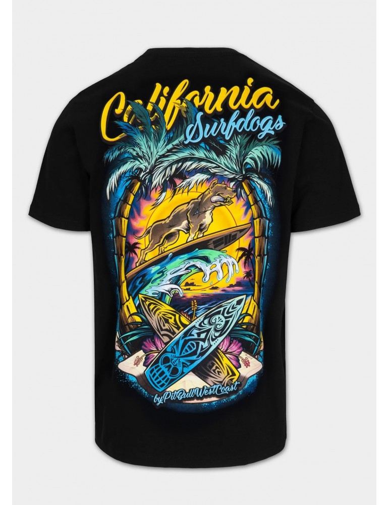 T-shirt Pitbull Surfdog black