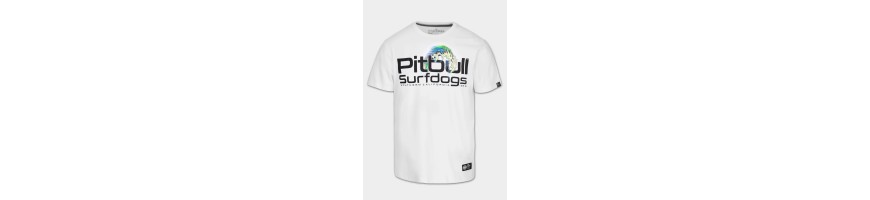 T-shirt Pitbull Camino white