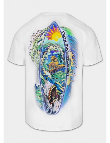T-shirt Pitbull Camino white