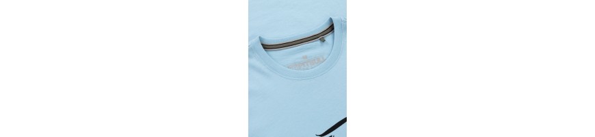 T-shirt Pitbull El Jeffe ultra light blue