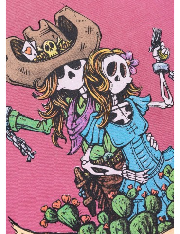 T-shirt Pitbull Doubletrouble pink