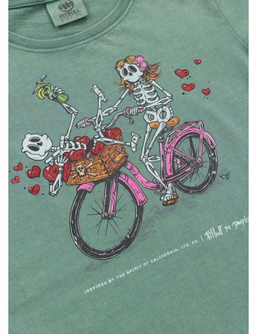 T-shirt Pitbull Cruisinandboozin mint